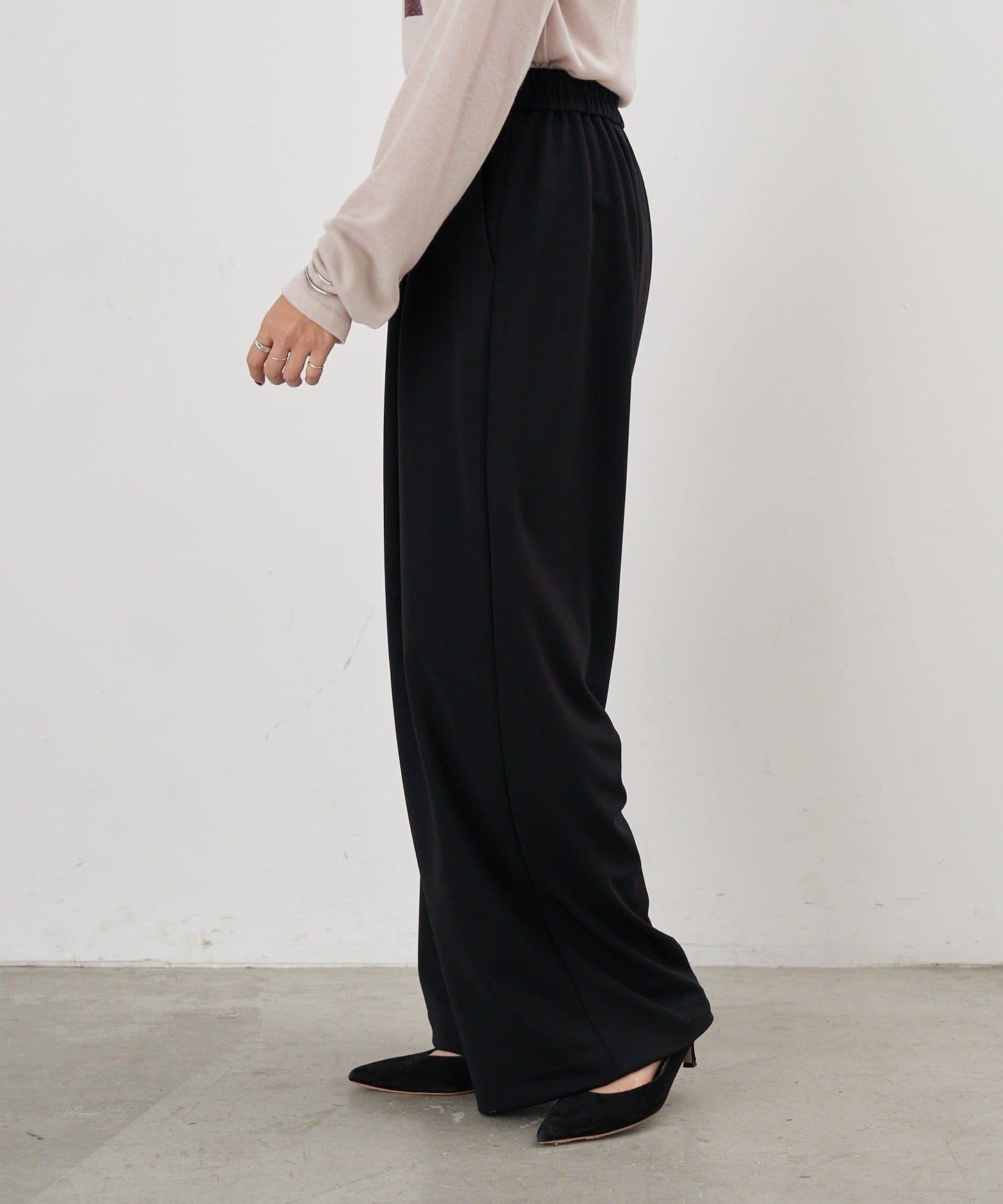 【26SS】雙褶針織長褲