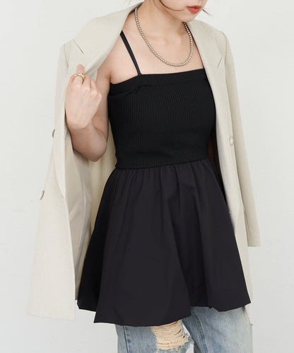 【26SS】泡泡吊帶背心