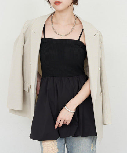【26SS】泡泡吊帶背心