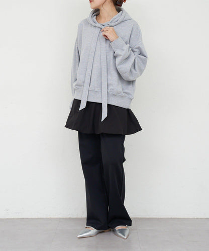 【26SS】蝴蝶結領連帽衫
