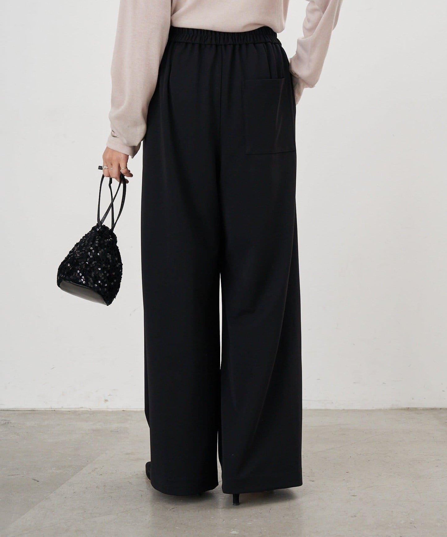 【26SS】雙褶針織長褲