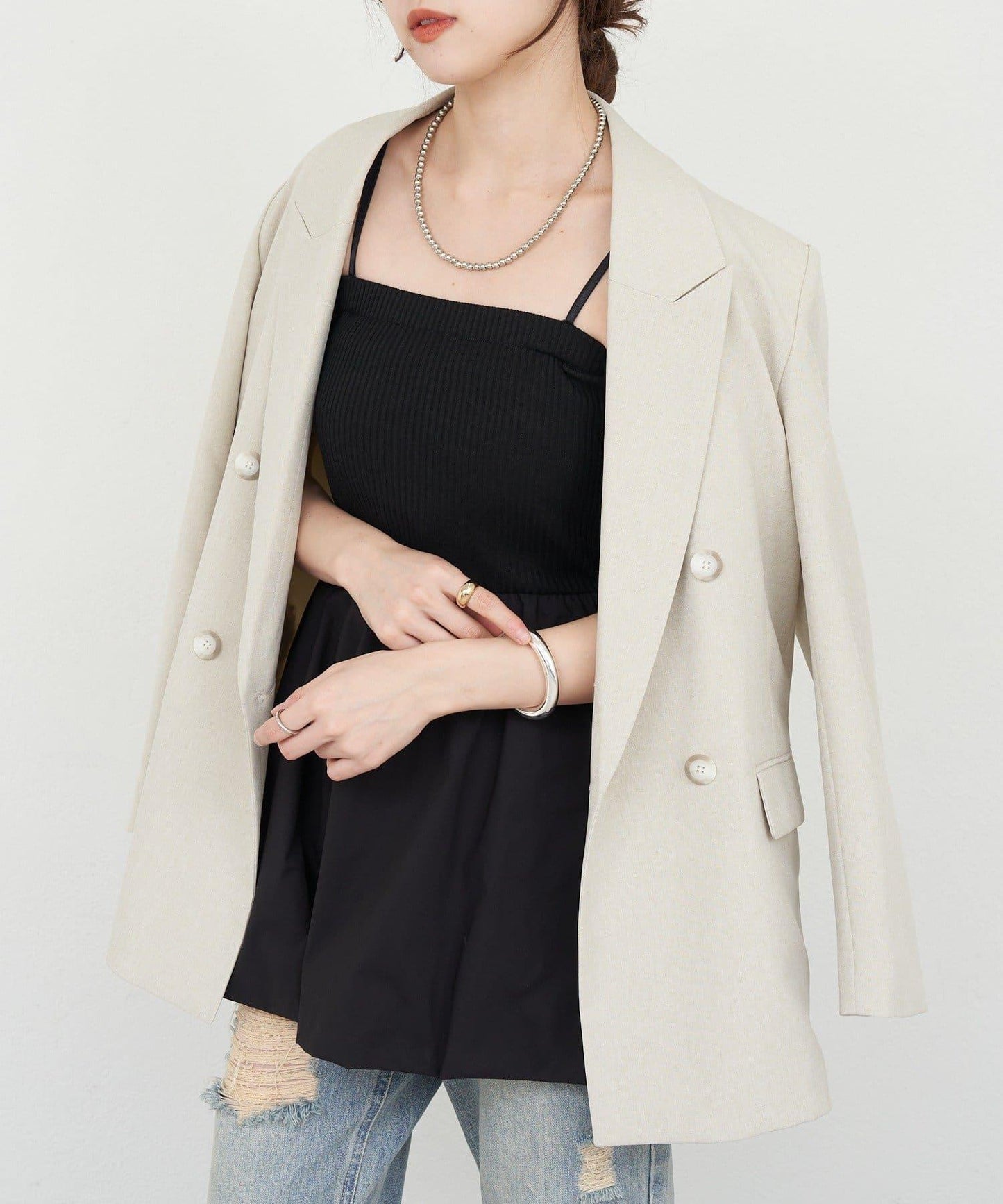 【26SS】泡泡吊帶背心