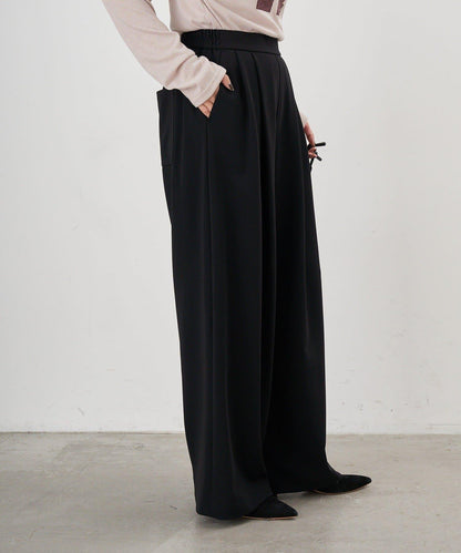 【26SS】雙褶針織長褲
