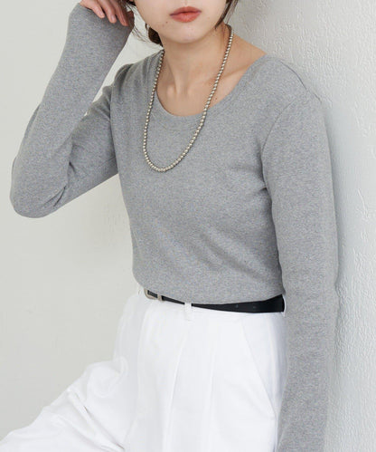 【26SS】熊圖案羅紋長袖T恤