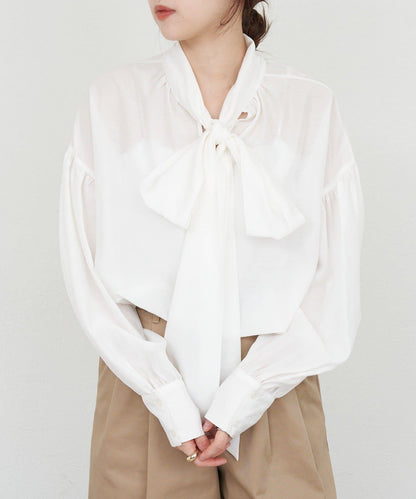 【26SS】蝴蝶結領襯衫