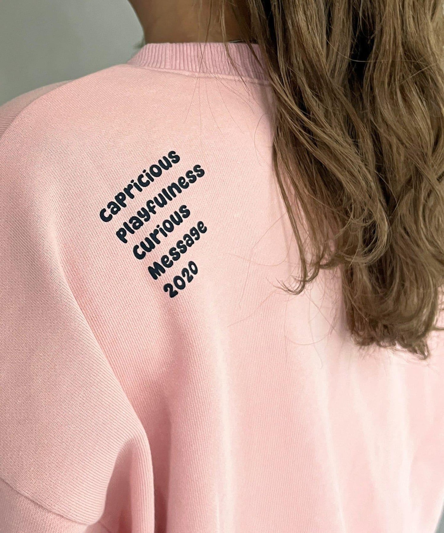 CPCM標誌刺繡加絨套頭衫