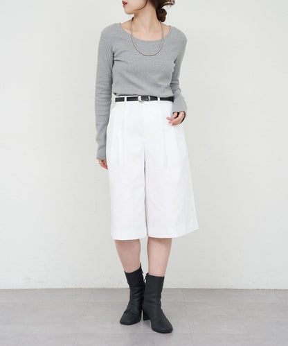 【26SS】熊圖案羅紋長袖T恤