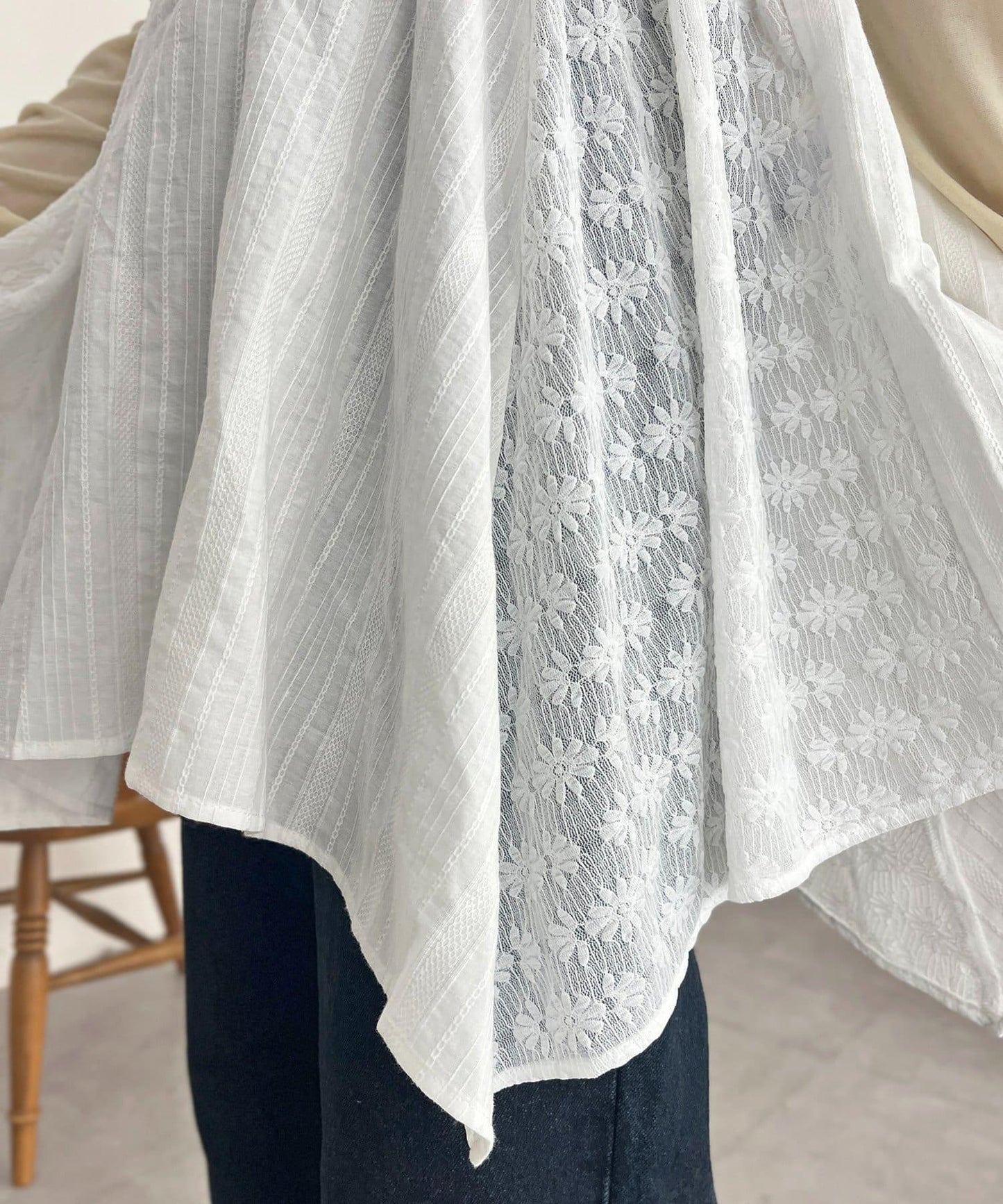 2WAY不對稱下襬吊帶長款上衣