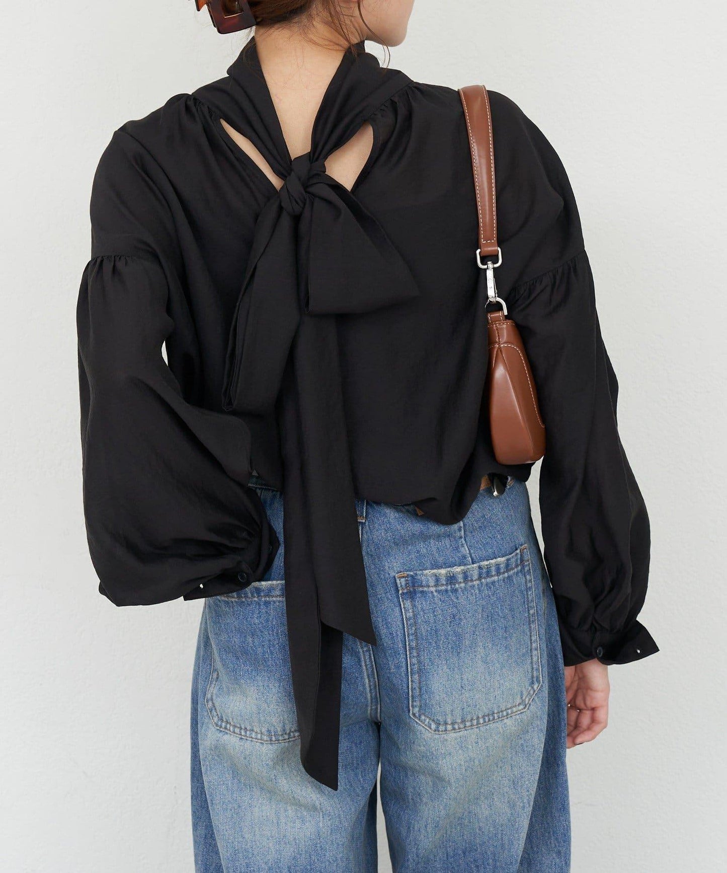 【26SS】蝴蝶結領襯衫