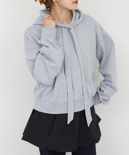 【26SS】蝴蝶結領連帽衫