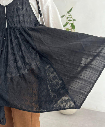 2WAY不對稱下襬吊帶長款上衣