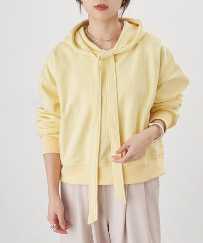 【26SS】蝴蝶結領連帽衫