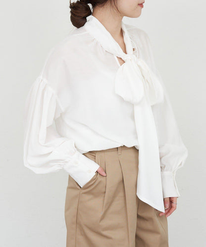 【26SS】蝴蝶結領襯衫