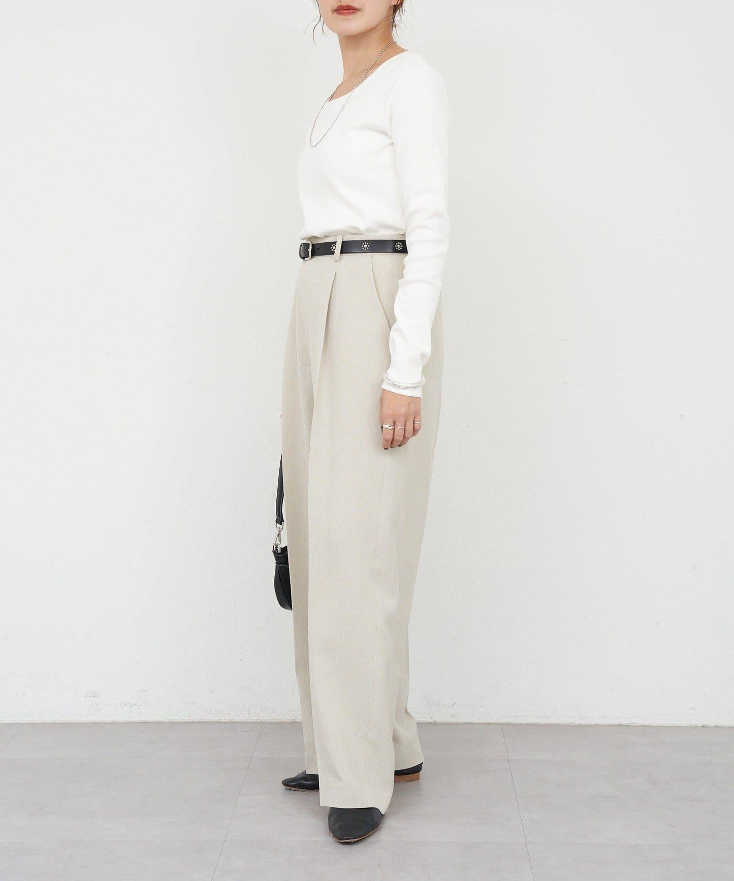 【26SS】熊圖案羅紋長袖T恤