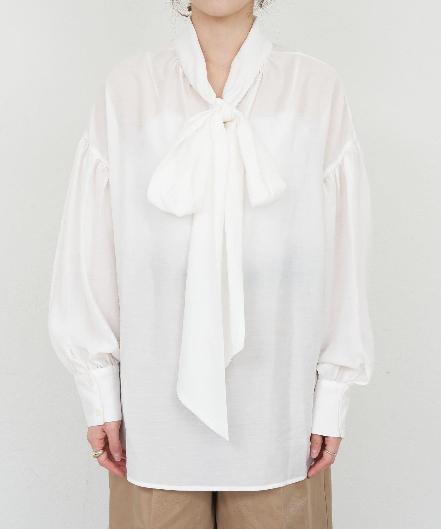 【26SS】蝴蝶結領襯衫