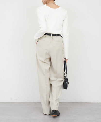 【26SS】熊圖案羅紋長袖T恤