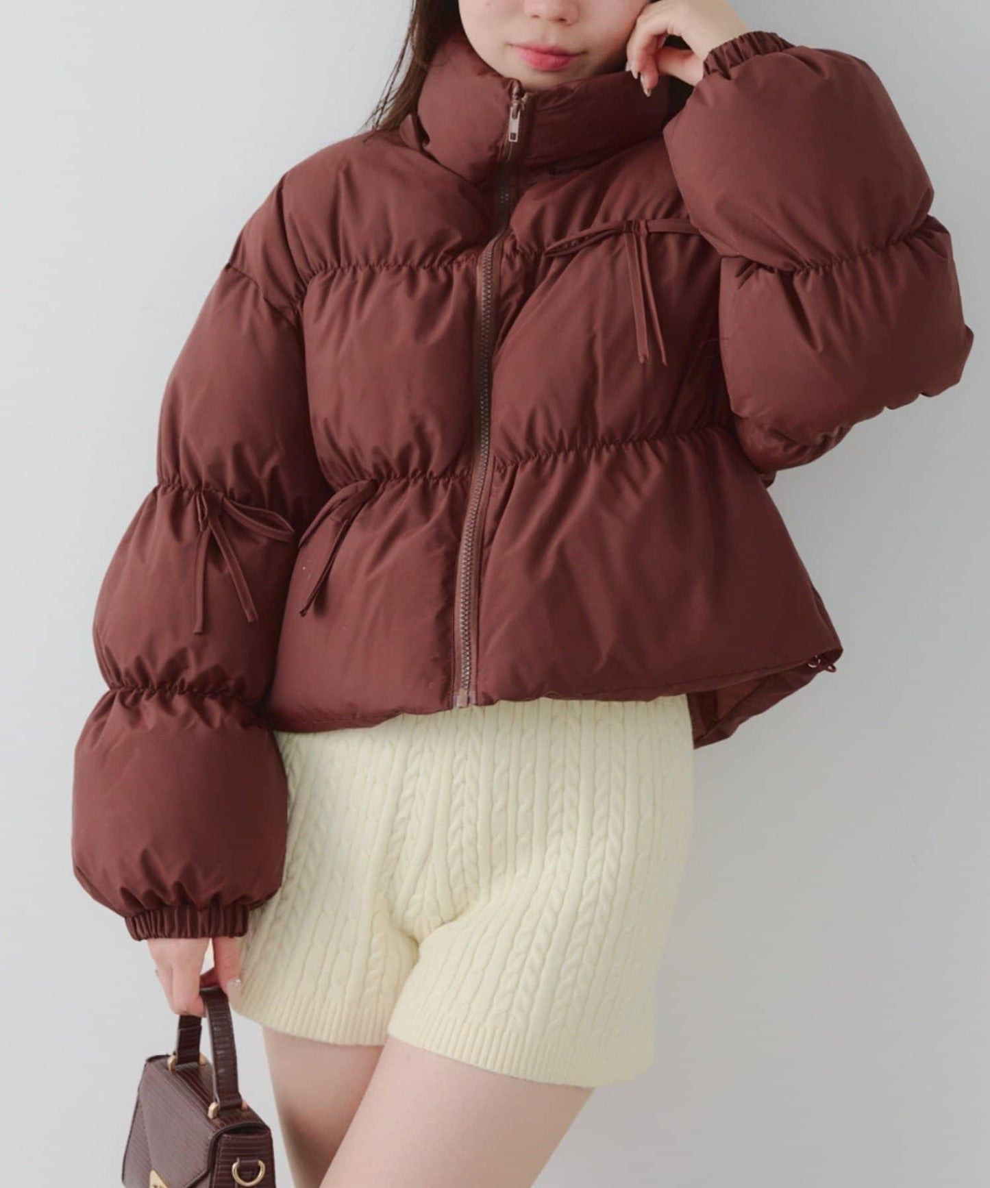 【MARCHES】蝴蝶結環保羽絨服