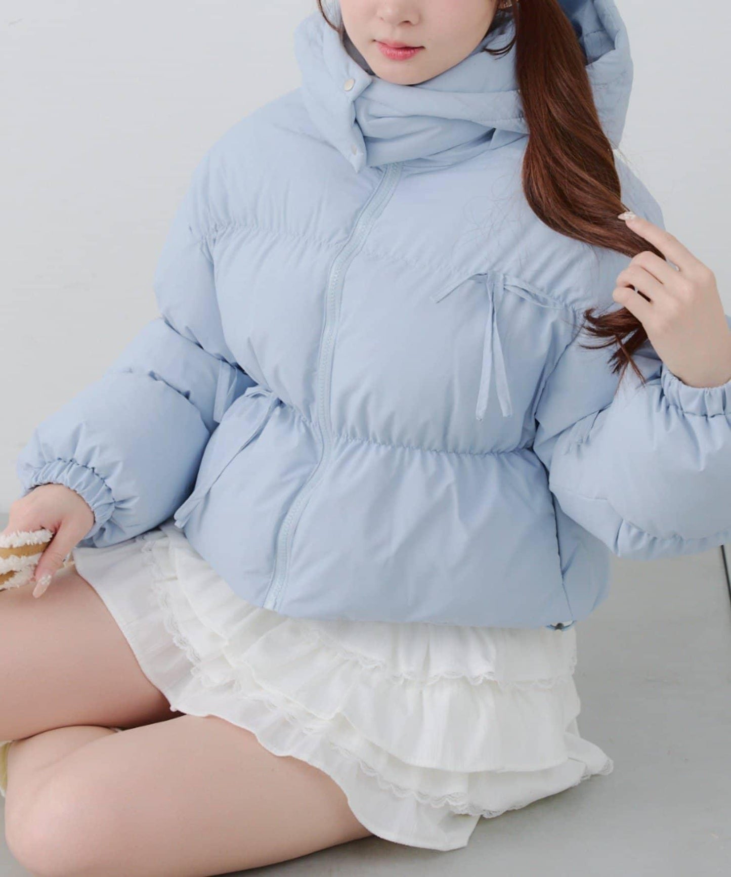 【MARCHES】蝴蝶結環保羽絨服