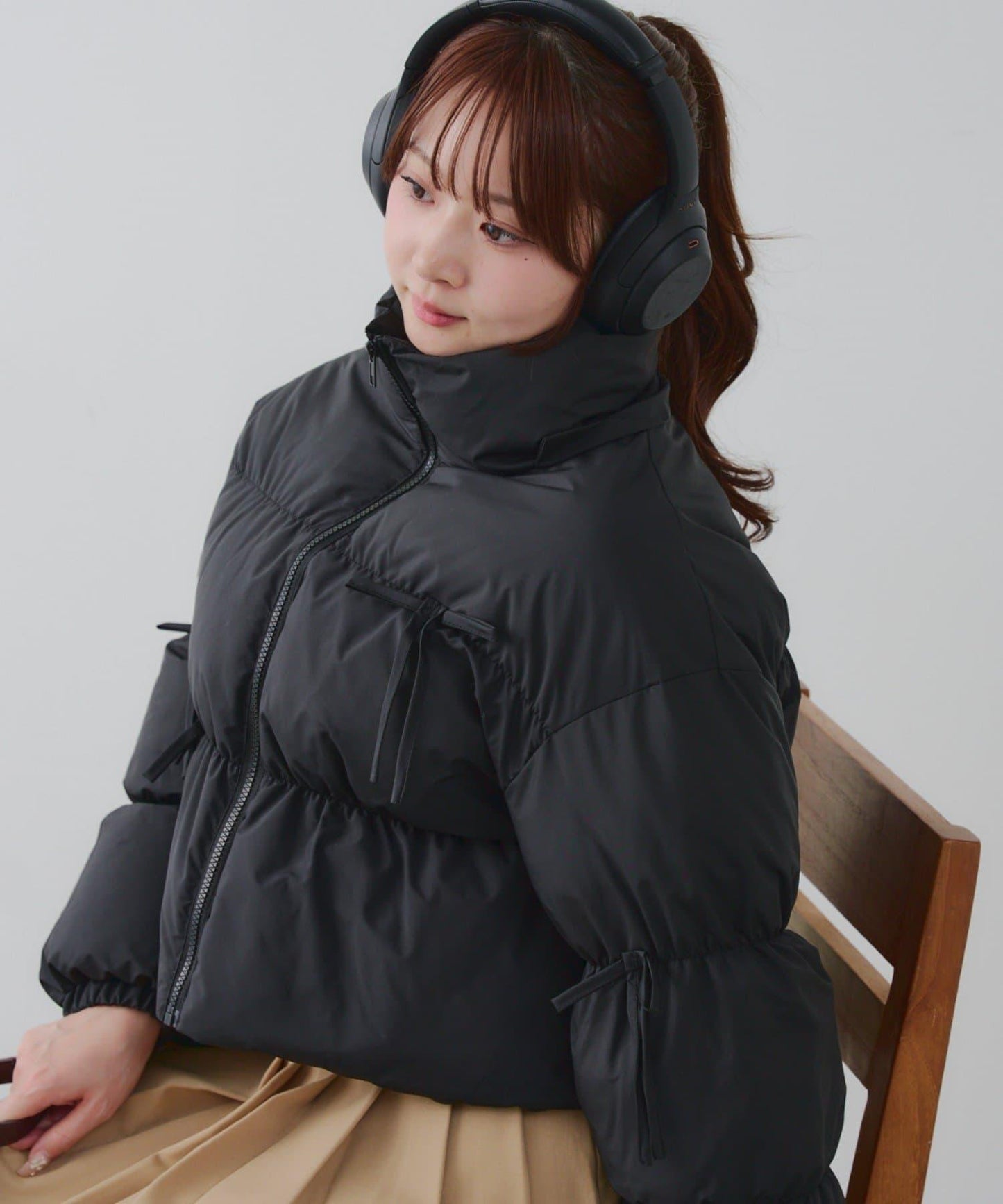 【MARCHES】蝴蝶結環保羽絨服