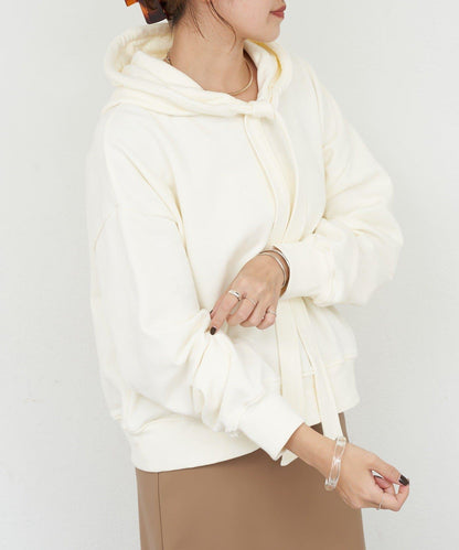 【26SS】蝴蝶結領連帽衫