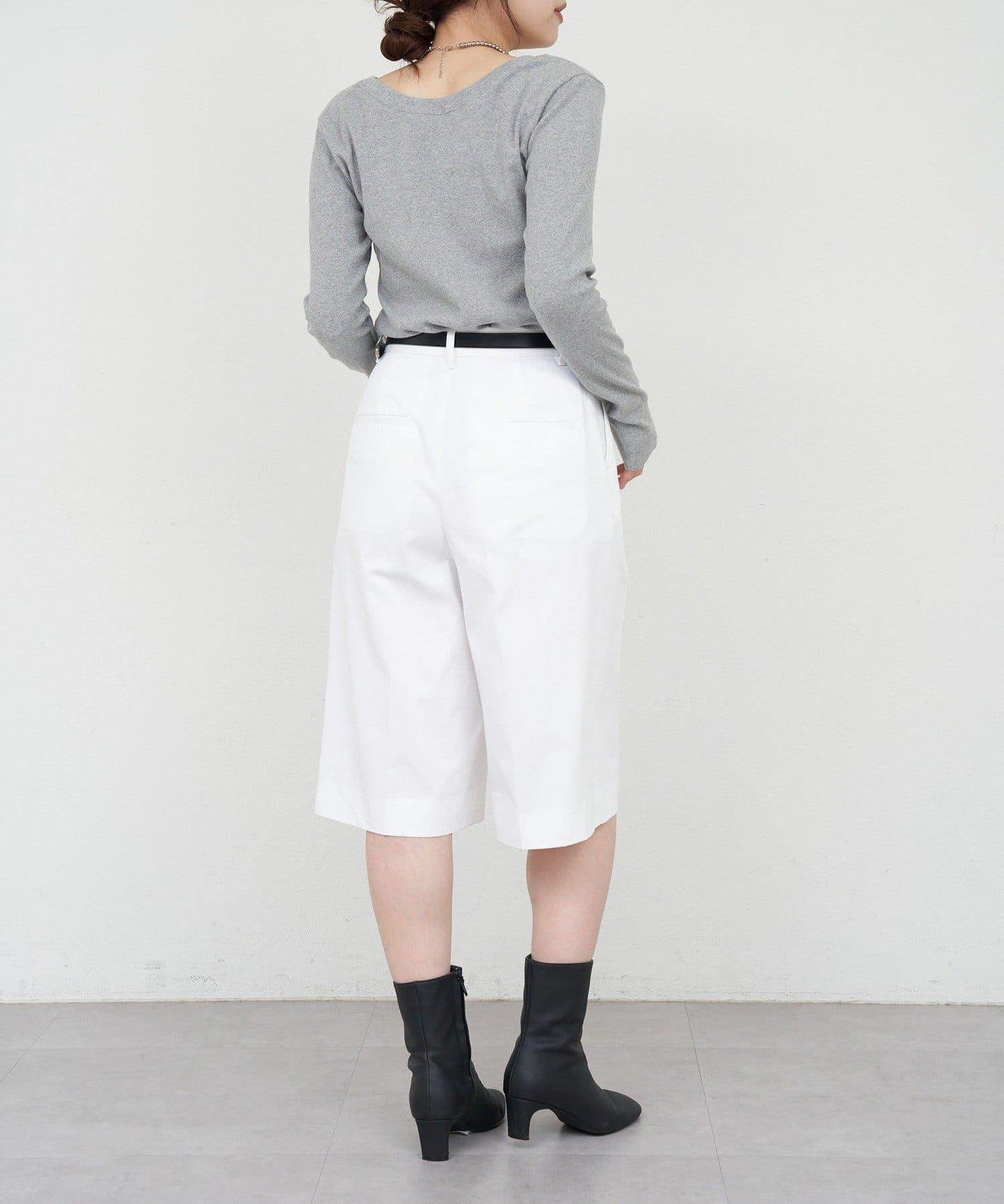 【26SS】熊圖案羅紋長袖T恤