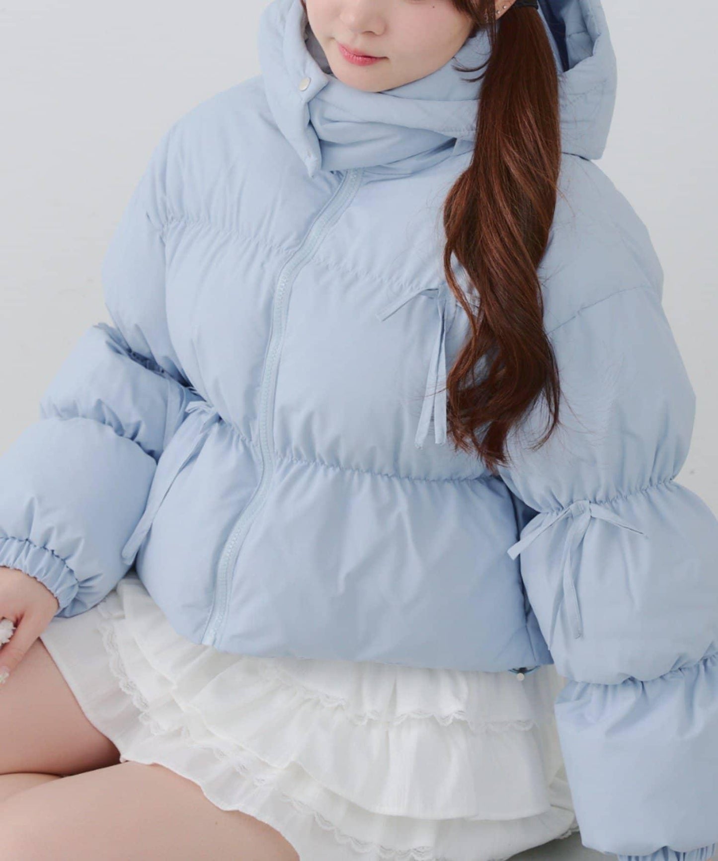 【MARCHES】蝴蝶結環保羽絨服