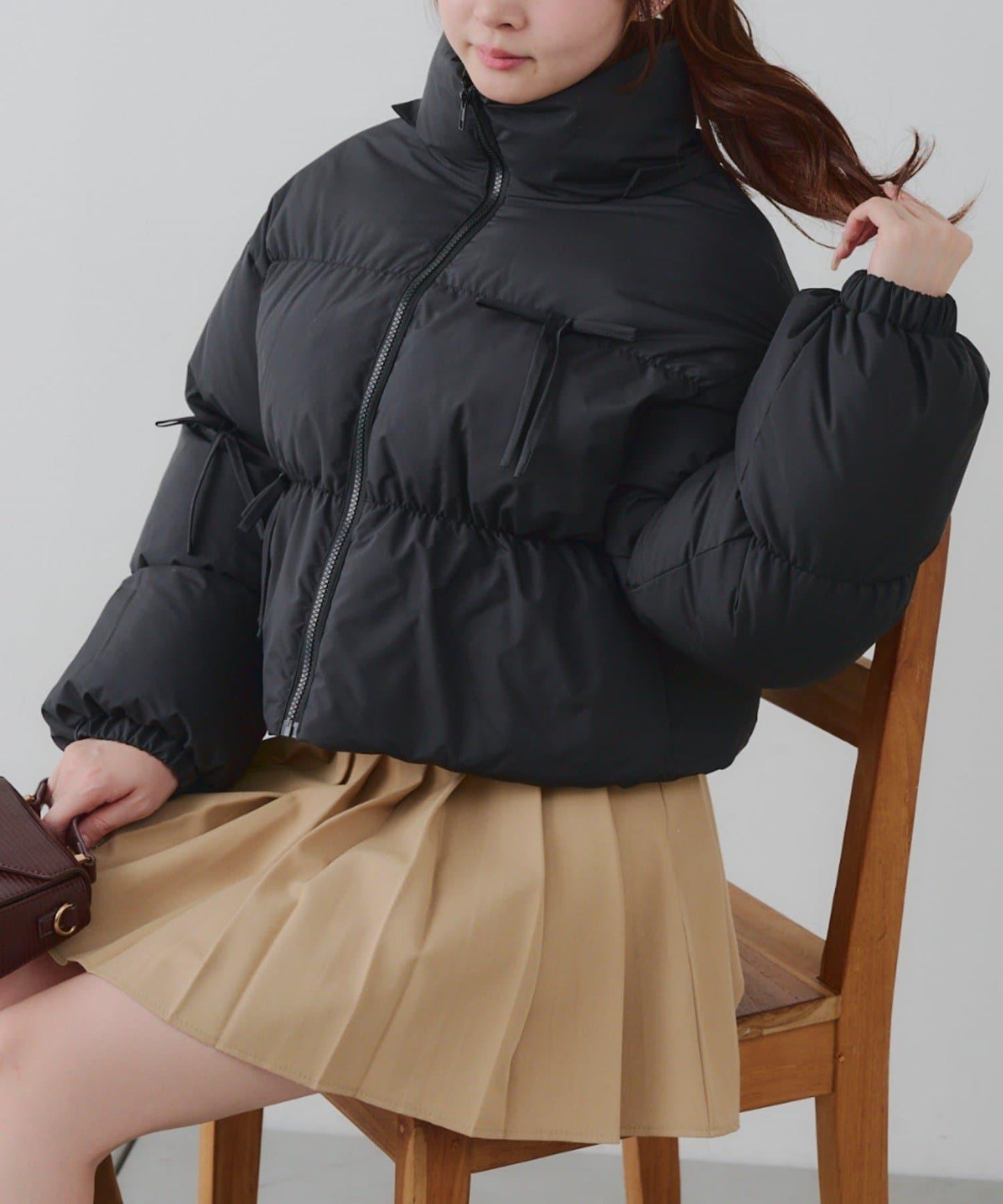 【MARCHES】蝴蝶結環保羽絨服