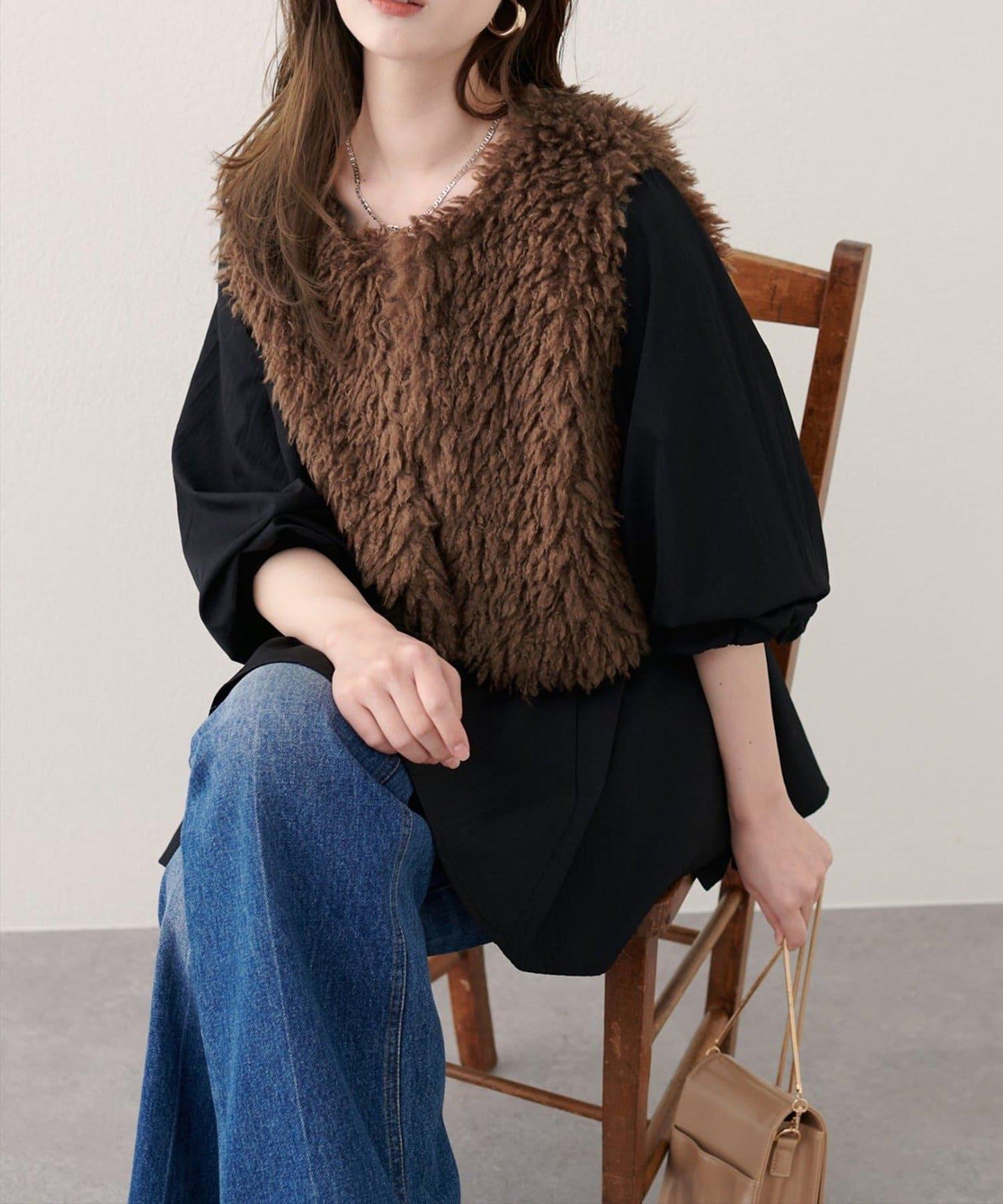 【natural couture】仿皮草馬甲