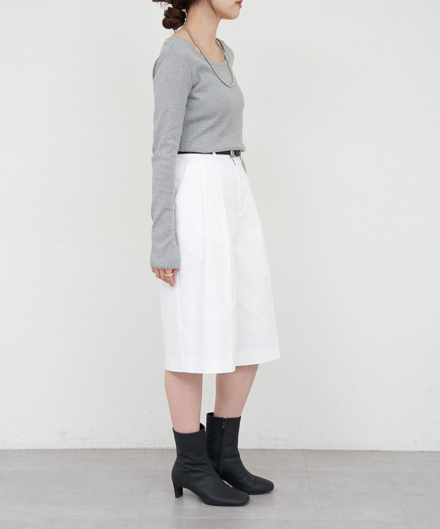 【26SS】熊圖案羅紋長袖T恤