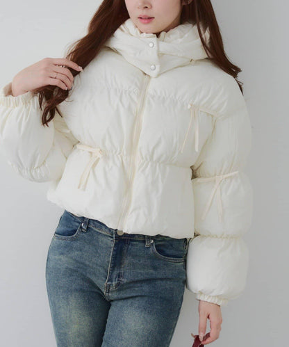 【MARCHES】蝴蝶結環保羽絨服