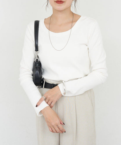 【26SS】熊圖案羅紋長袖T恤