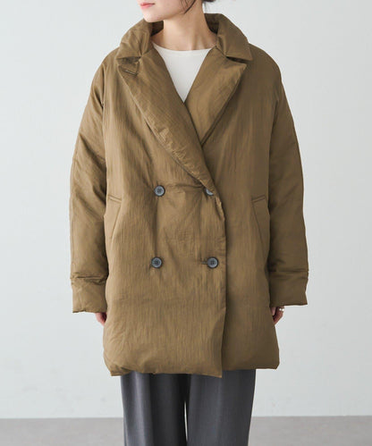再生羽絨西裝領大衣