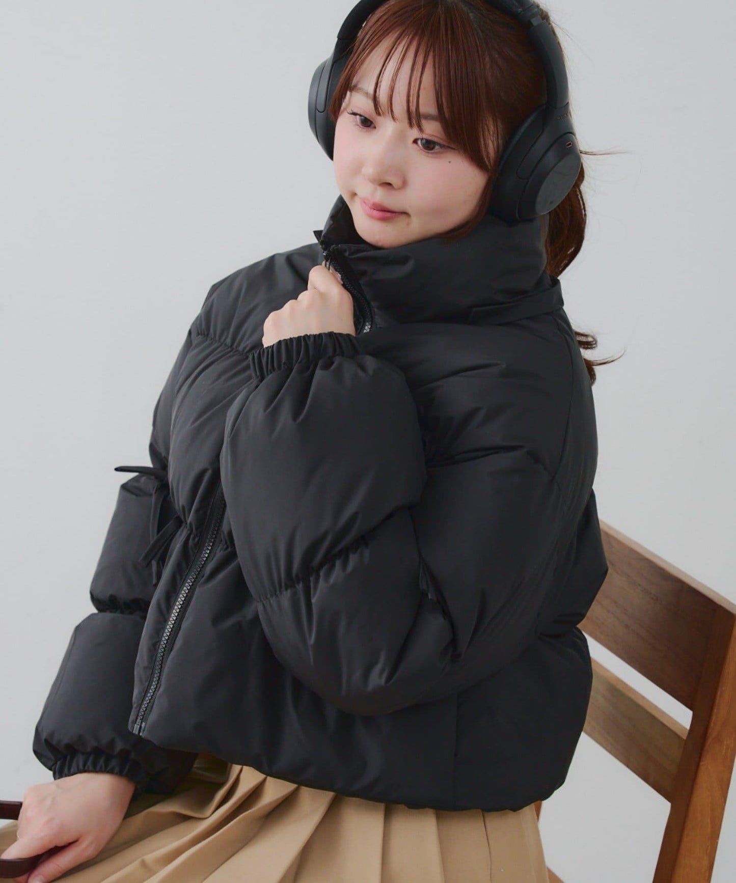 【MARCHES】蝴蝶結環保羽絨服