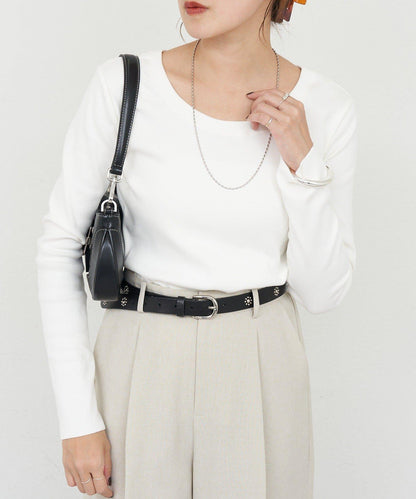 【26SS】熊圖案羅紋長袖T恤