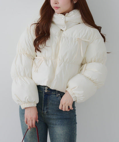 【MARCHES】蝴蝶結環保羽絨服