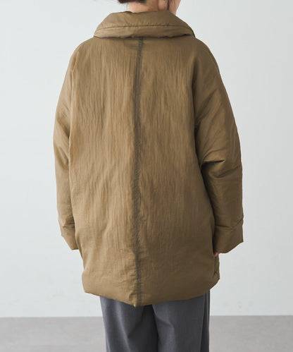 再生羽絨西裝領大衣