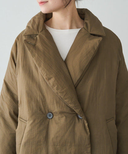 再生羽絨西裝領大衣