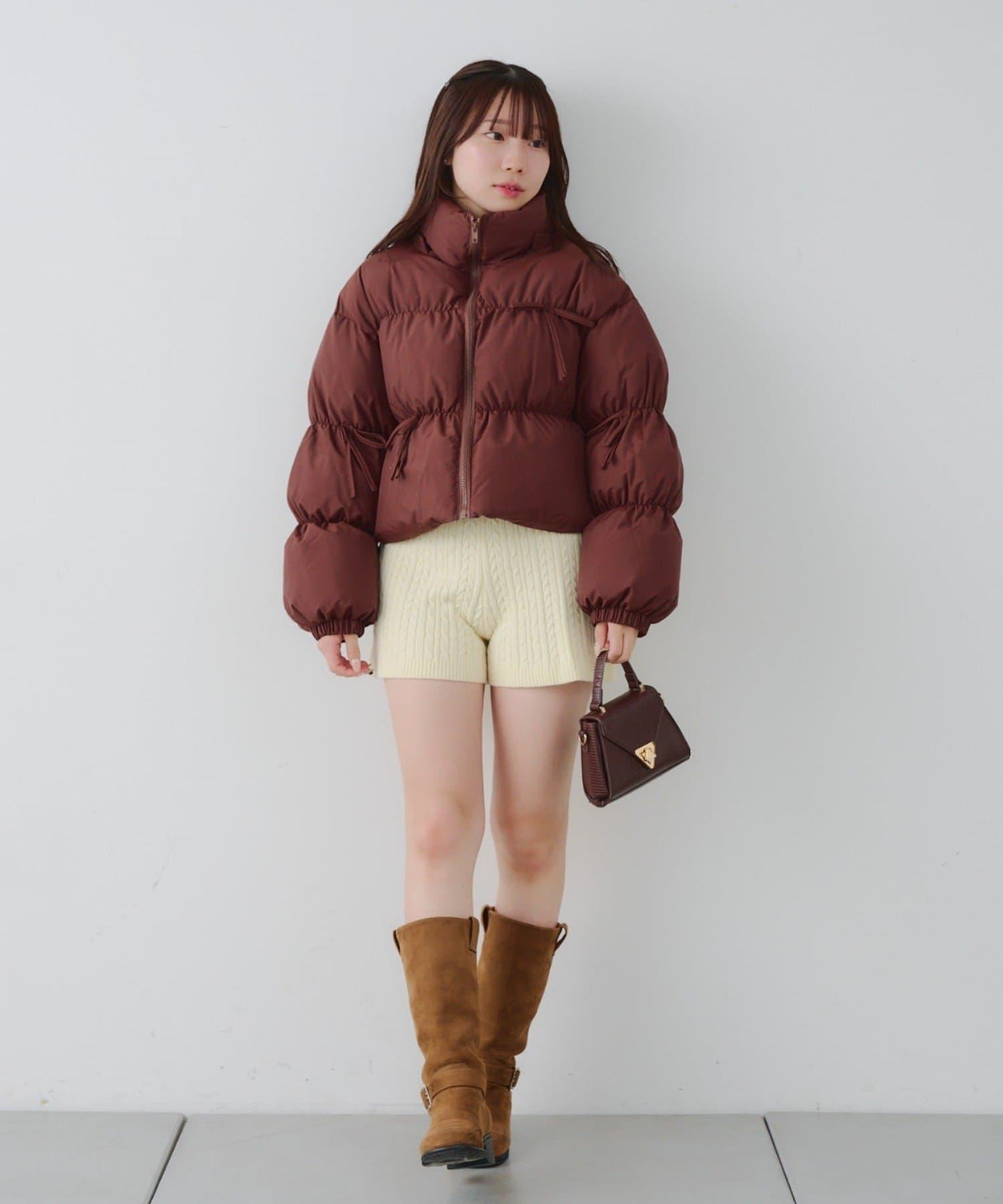 【MARCHES】蝴蝶結環保羽絨服