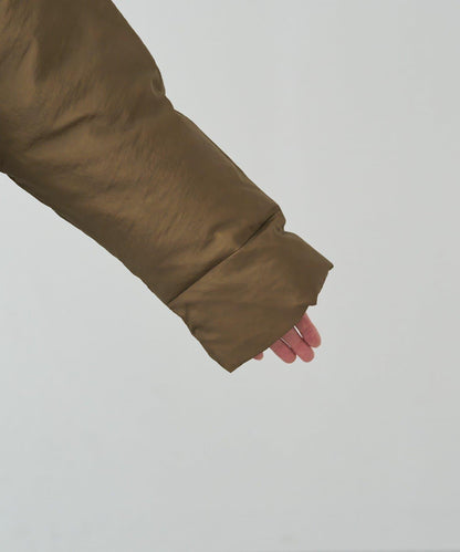 再生羽絨西裝領大衣