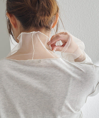 【復刻】網紗拼接疊穿長袖T恤