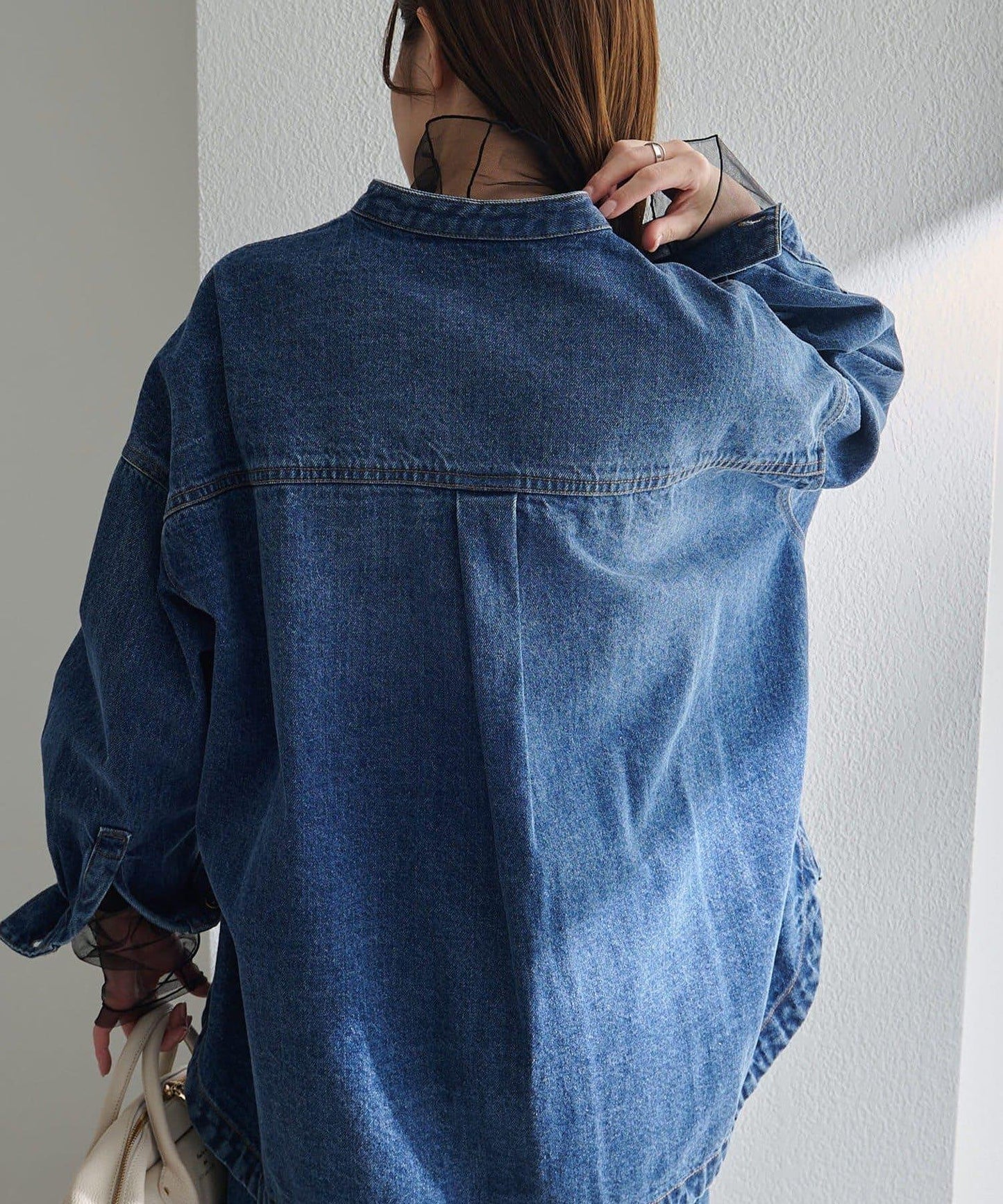 【復刻】網紗拼接疊穿長袖T恤