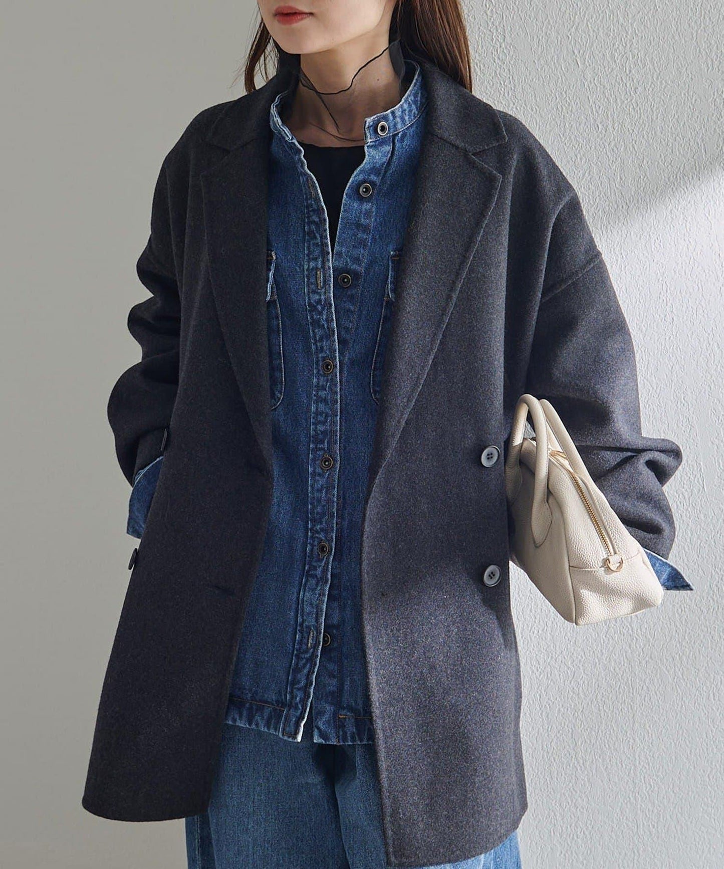 【復刻】網紗拼接疊穿長袖T恤