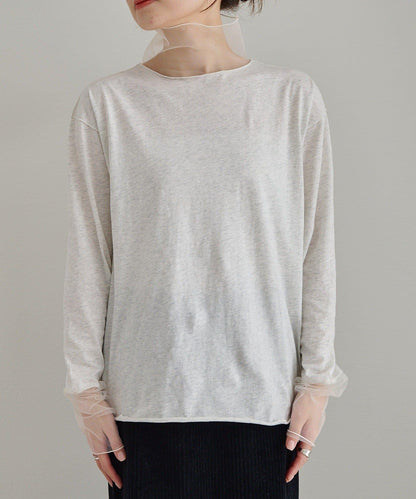 【復刻】網紗拼接疊穿長袖T恤