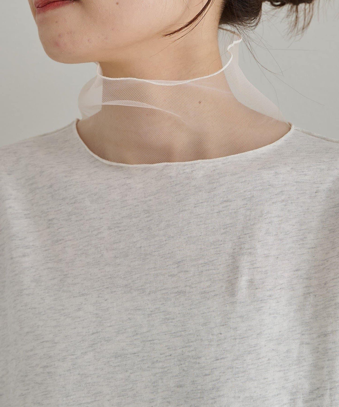 【復刻】網紗拼接疊穿長袖T恤