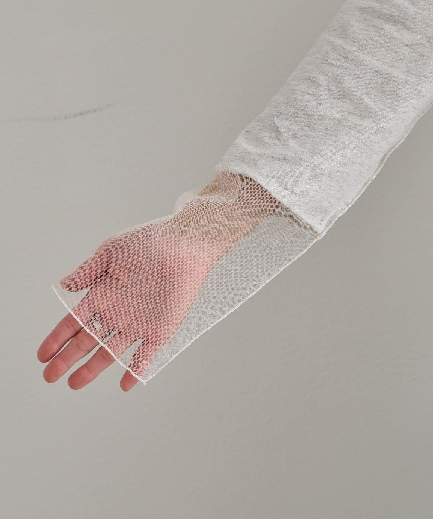 【復刻】網紗拼接疊穿長袖T恤