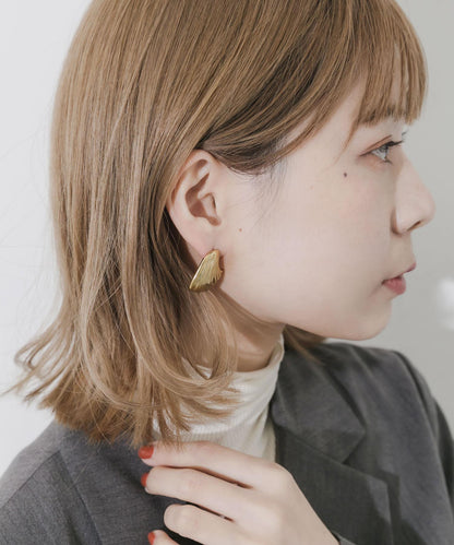 不鏽鋼貝殼造型耳環