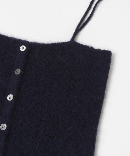 透視馬海毛吊帶背心