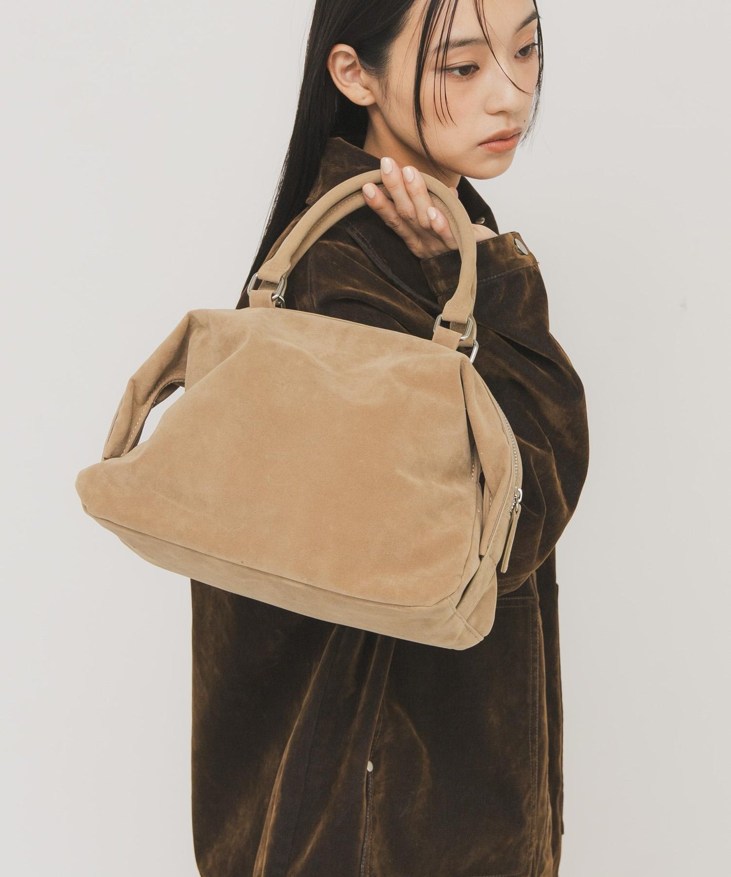 滴水拉鍊設計波士頓包