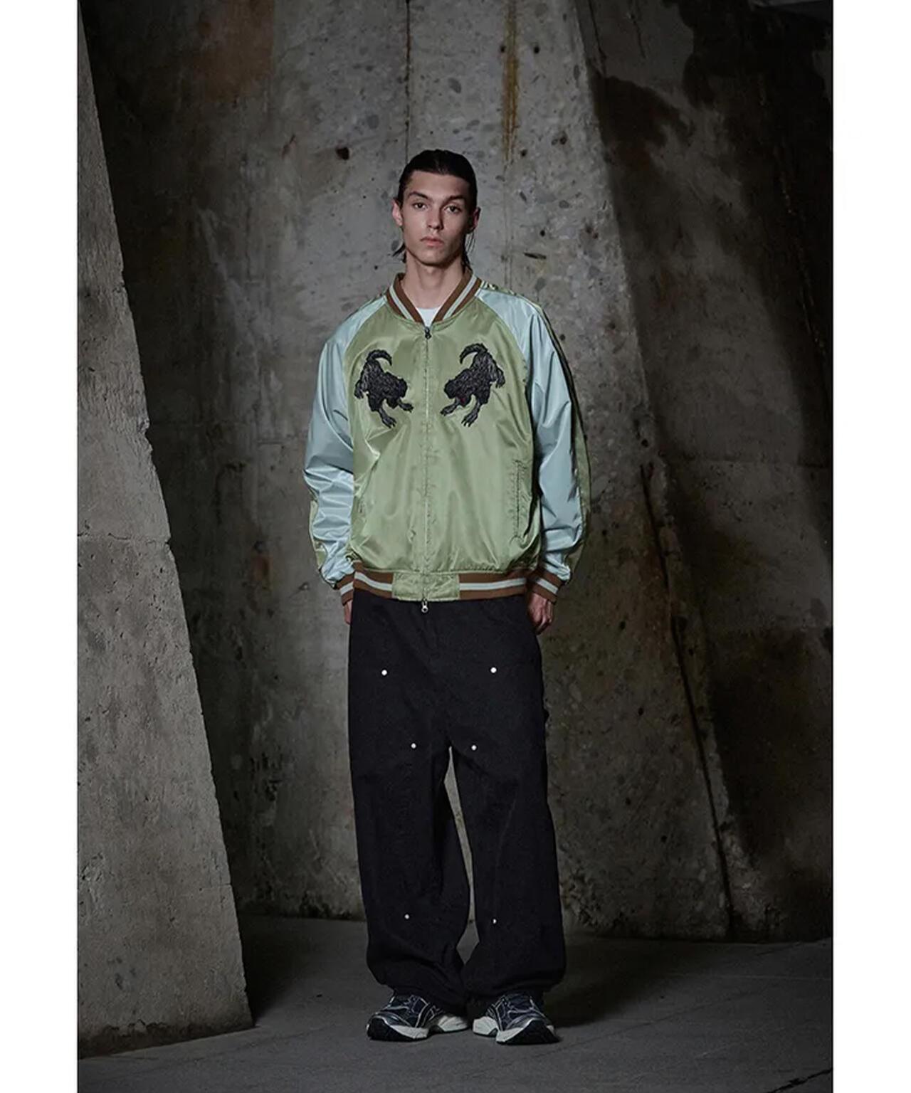 NOT4NERD/ノットフォーナード/CERBERUS緞面紀念夾克