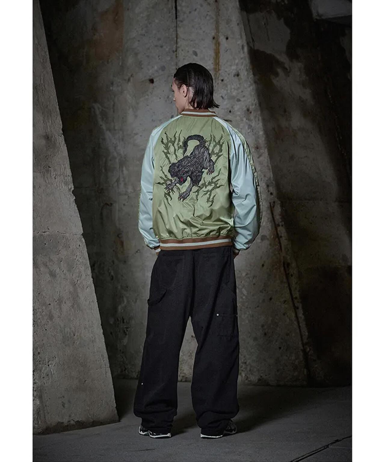 NOT4NERD/ノットフォーナード/CERBERUS緞面紀念夾克